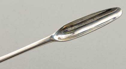 18th Century Dutch Silver Marrow Scoop - Amsterdam, 934 standard